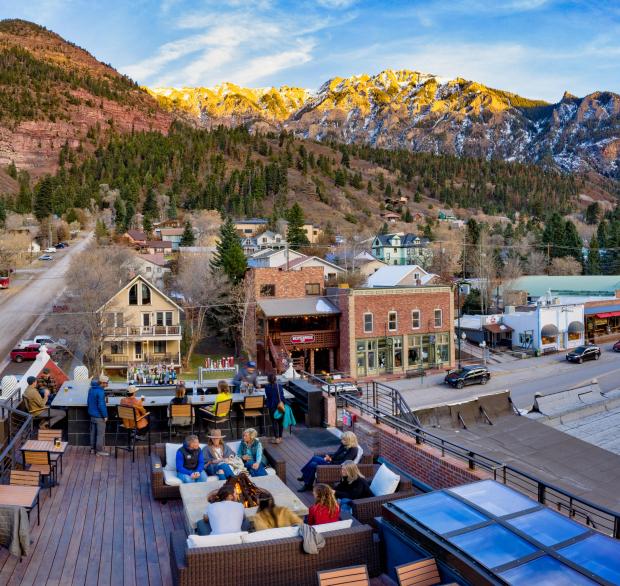 A view from the rooftop at the Imogene in Ouray. (Provided by The Imogene)